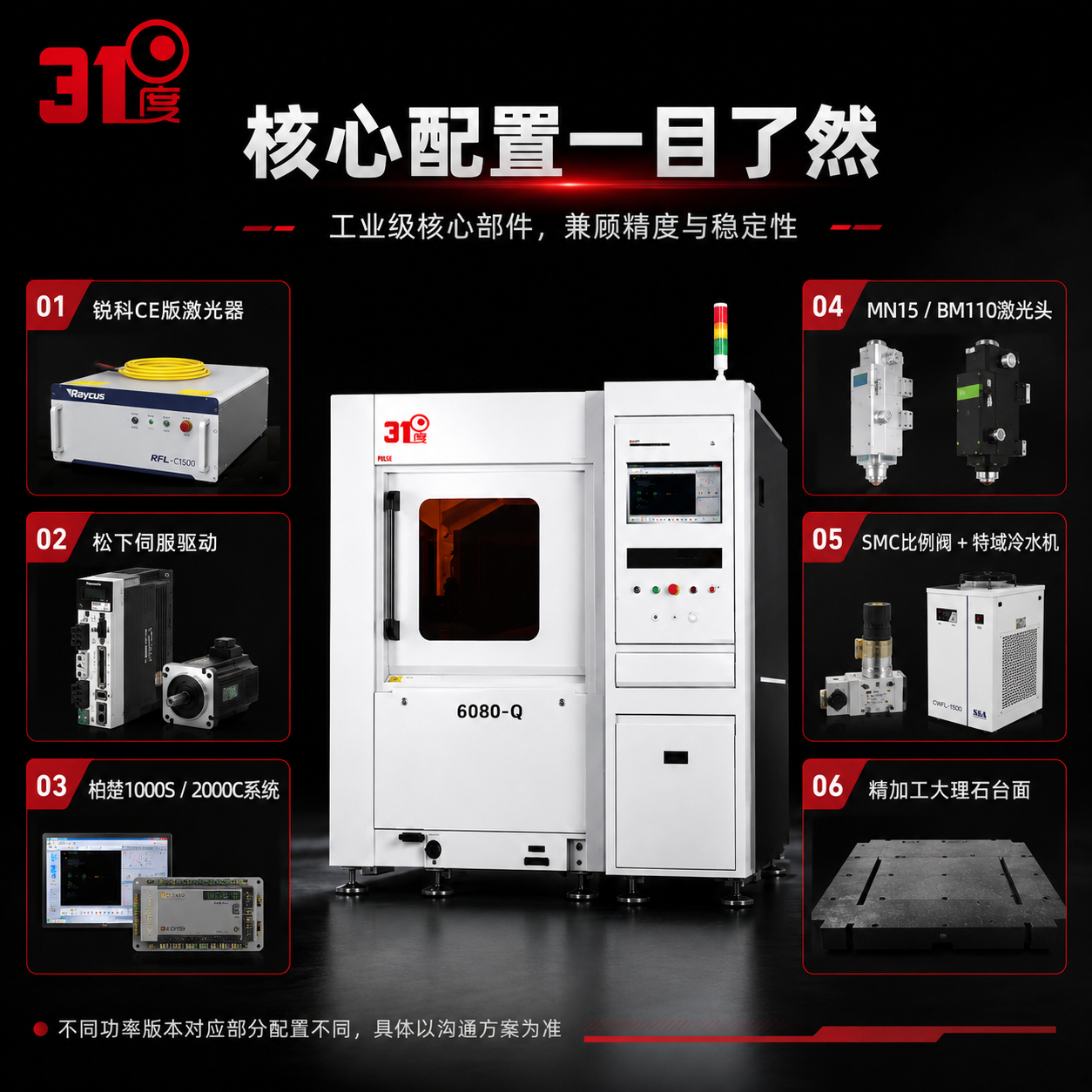 31度6080-Q精密光纤切割机 产品图片