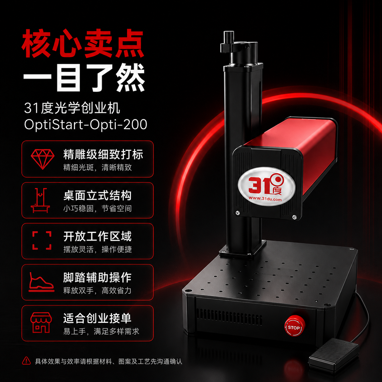 31度OptiStart-200光纤打标机 产品图片