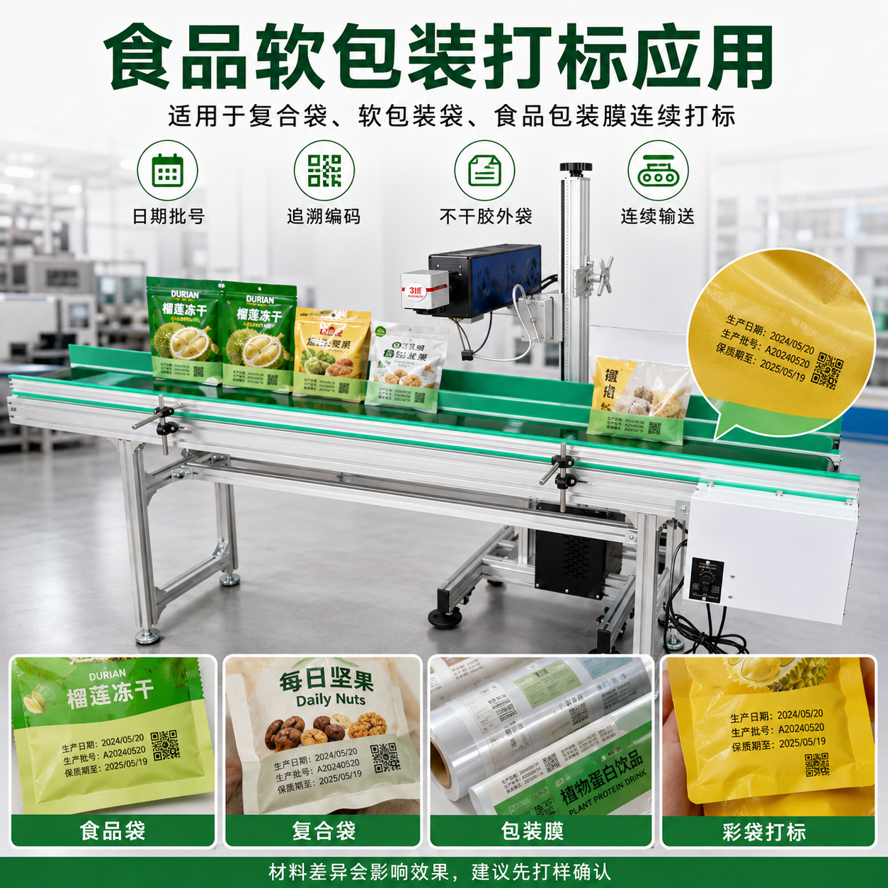 31度CO2流水线激光打标机 产品图片